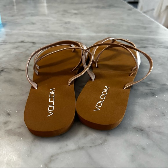 NWOT Size 5 Volcom Recliner Comfort Foam Sandals - Picture 5 of 7